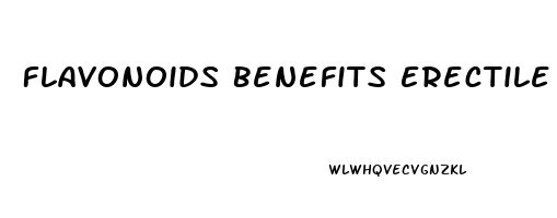 Flavonoids Benefits Erectile Dysfunction