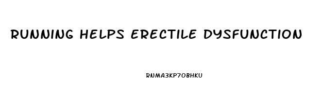 Running Helps Erectile Dysfunction