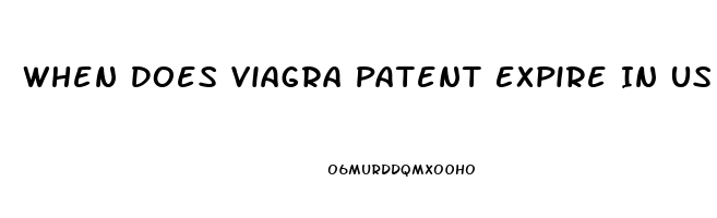 When Does Viagra Patent Expire In Us