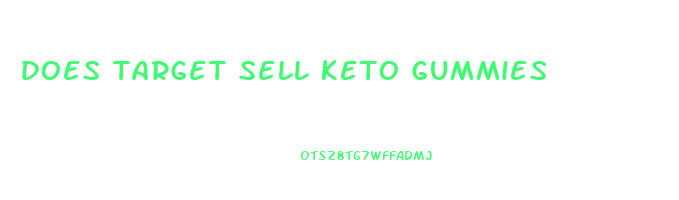does target sell keto gummies