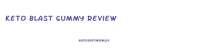 keto blast gummy review