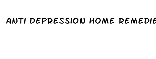 anti depression home remedies