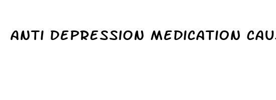 anti depression medication cause weight loss