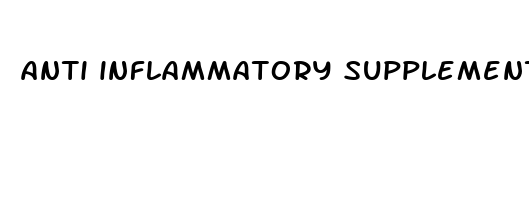 anti inflammatory supplements for depression