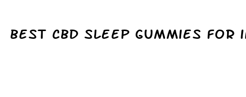 best cbd sleep gummies for insomnia