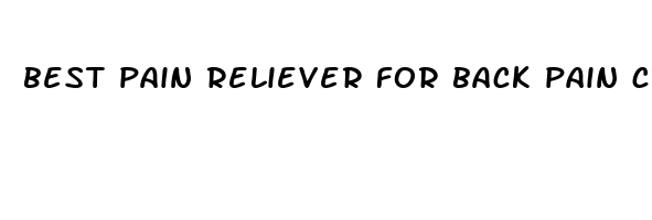 best pain reliever for back pain cream