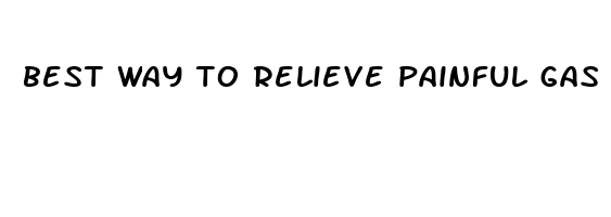 best way to relieve painful gas