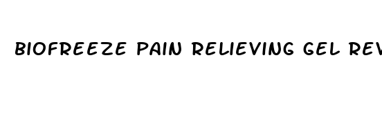 biofreeze pain relieving gel reviews