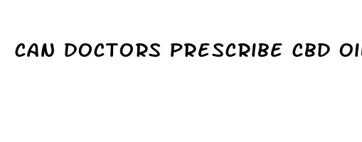 can doctors prescribe cbd oil for pain