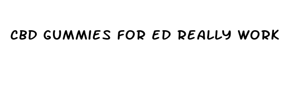 cbd gummies for ed really work