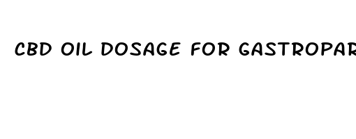 cbd oil dosage for gastroparesis