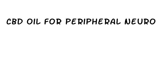 cbd oil for peripheral neuropathy