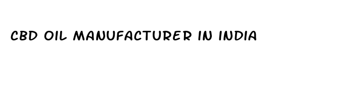 cbd oil manufacturer in india