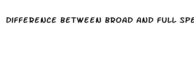 difference between broad and full spectrum cbd oil