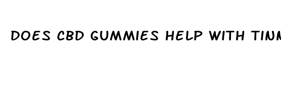 does cbd gummies help with tinnitus