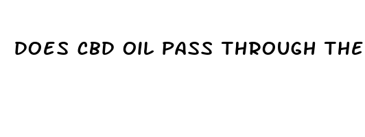 does cbd oil pass through the liver