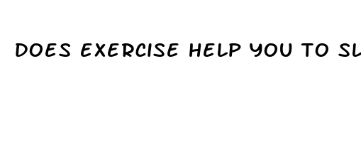 does exercise help you to sleep better