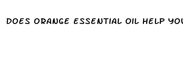 does orange essential oil help you sleep