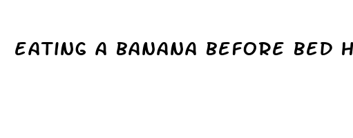 eating a banana before bed help you sleep