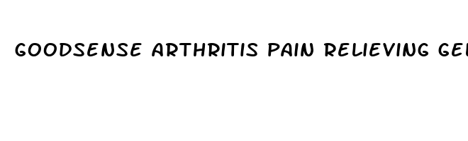 goodsense arthritis pain relieving gel