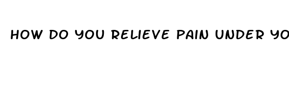 how do you relieve pain under your shoulder blade