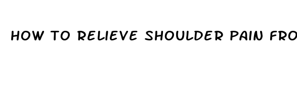 how to relieve shoulder pain from typing