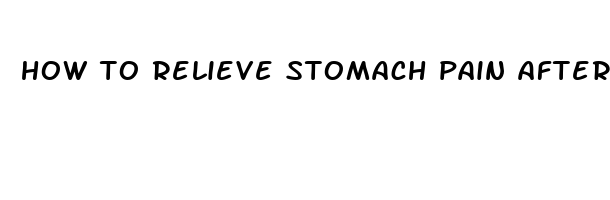 how to relieve stomach pain after drinking milk