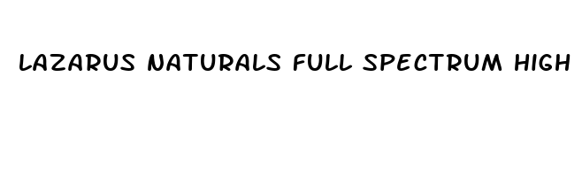 lazarus naturals full spectrum high potency cbd oil tincture