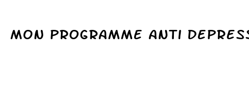 mon programme anti depression