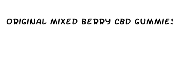 original mixed berry cbd gummies