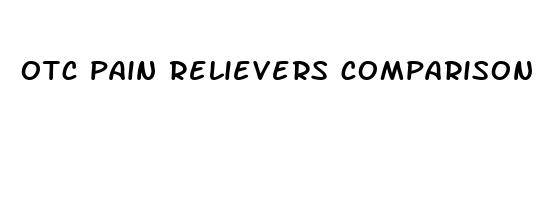 otc pain relievers comparison chart