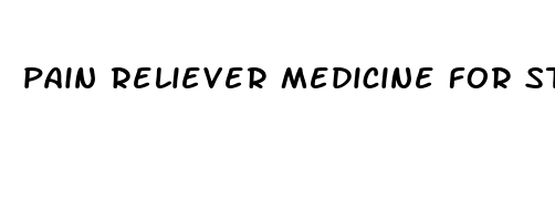 pain reliever medicine for stomach ache