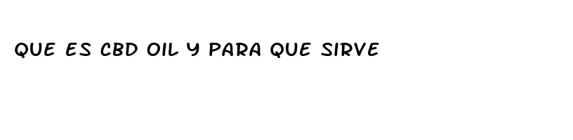 que es cbd oil y para que sirve