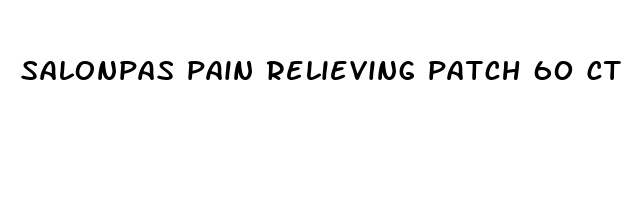 salonpas pain relieving patch 60 ct