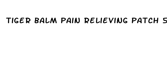 tiger balm pain relieving patch 5 count