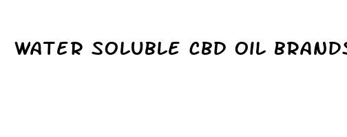 water soluble cbd oil brands