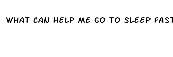 what can help me go to sleep faster