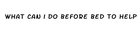 what can i do before bed to help me sleep