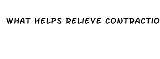 what helps relieve contraction pain