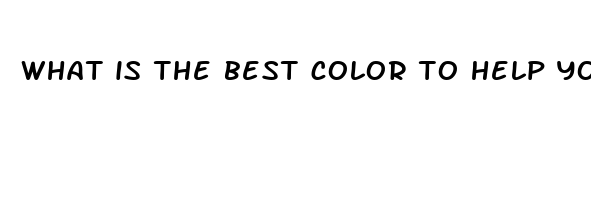 what is the best color to help you sleep