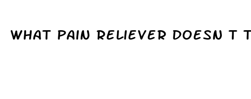 what pain reliever doesn t thin your blood