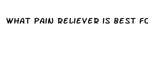 what pain reliever is best for liver