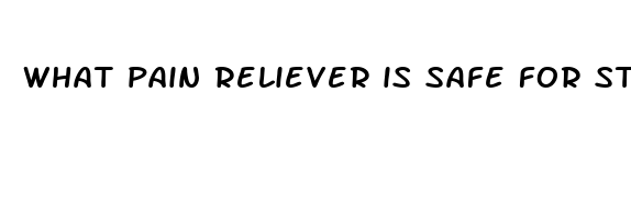 what pain reliever is safe for stomach ulcer