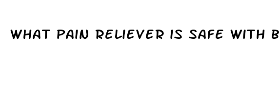 what pain reliever is safe with blood thinners