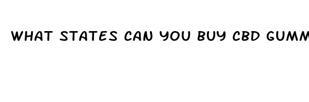 what states can you buy cbd gummies