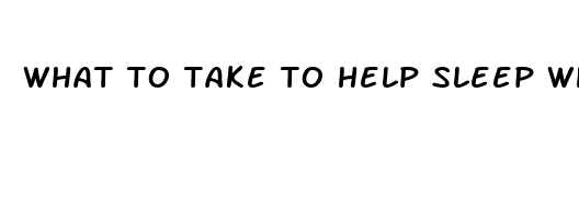 what to take to help sleep while pregnant