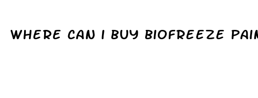 where can i buy biofreeze pain relieving gel