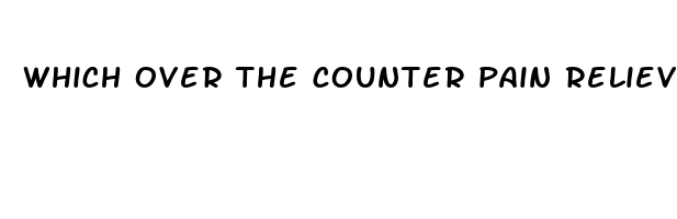 which over the counter pain reliever reduces inflammation