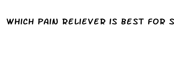 which pain reliever is best for sciatica