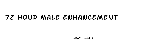 72 Hour Male Enhancement